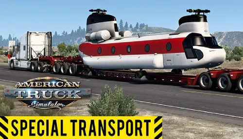 camion remorque helicoptere american truck simulator dlc special transport swiss jim