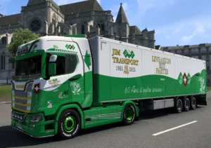 Camion Scania S skin Jim Transport Euro Truck Simulator 2