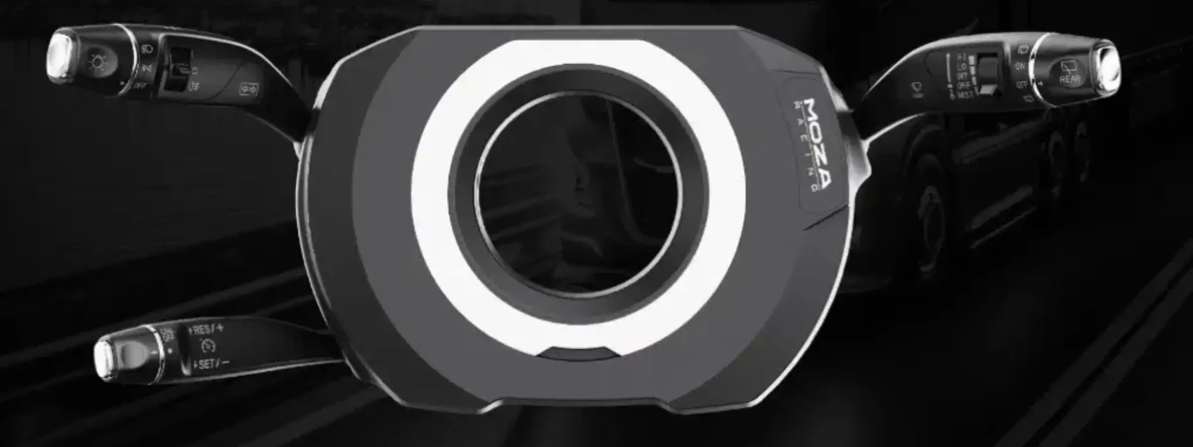 Moza racing commodo multifonction simulation camion simracing