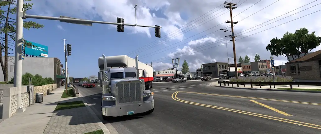 Peterbilt en pleine traversée — immersion 1:1 sur GUoA