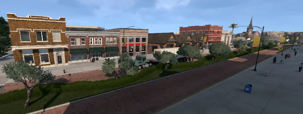 Ville fictive et Main Street — univers original GUoA