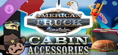 DLC Cabin Accessories pour American Truck Simulator avec accessoires décoratifs de cabine de camion