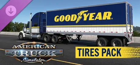DLC Goodyear Tires Pack pour American Truck Simulator avec pneus et remorque Goodyear