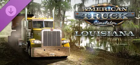 DLC Louisiana pour American Truck Simulator avec camion Peterbilt dans les bayous et marécages de Louisiane