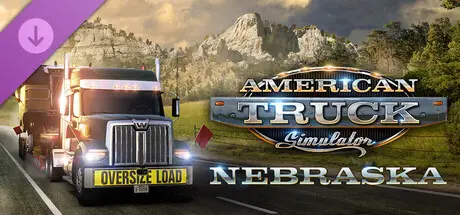 DLC Nebraska pour American Truck Simulator avec camion Western Star en convoi exceptionnel dans les Grandes Plaines