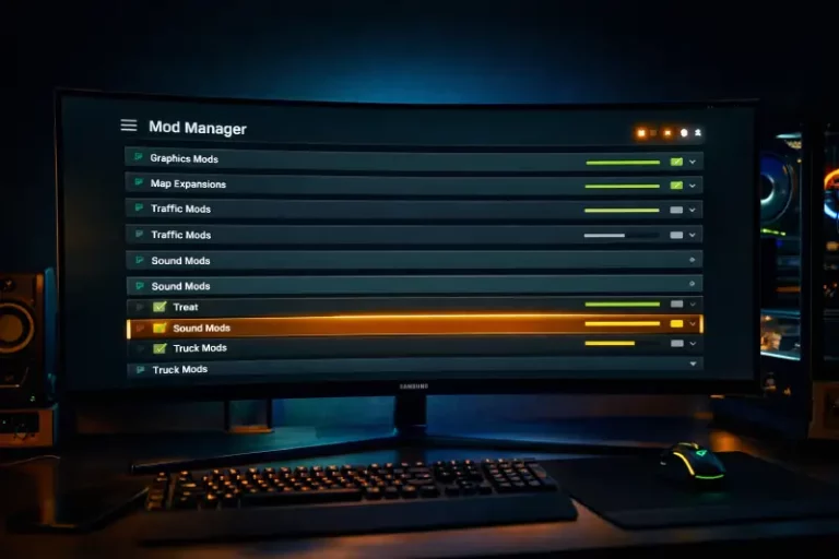 Liste de mods facultatifs recommandés pour Euro Truck Simulator 2 et American Truck Simulator