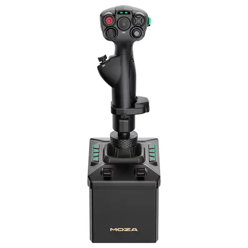 Moza AB6 Flight Simulator Bundle — base FFB avec grip MHG et support bureau