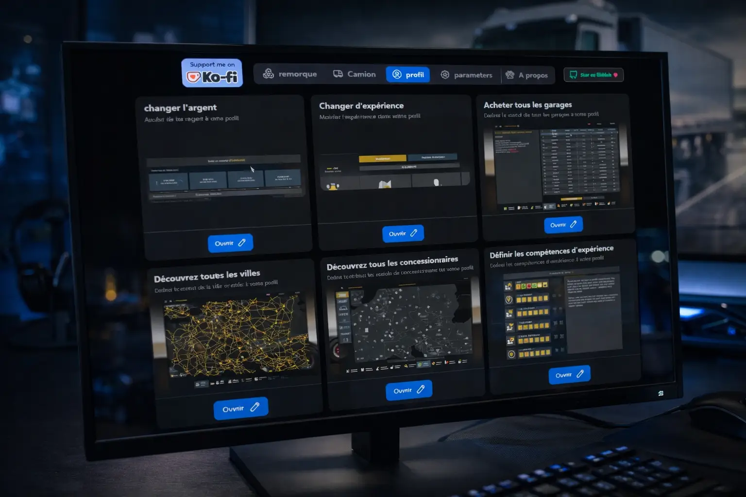 Truck Tools ETS2 ATS : guide complet éditeur sauvegardes 2026