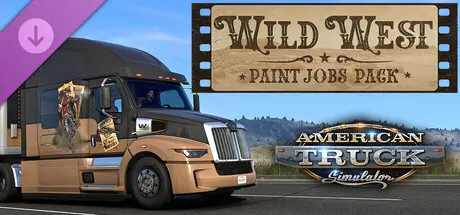 Wild West Paint Jobs Pack DLC peintures Far West cowboy American Truck Simulator ATS
