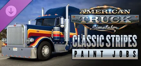 Classic Stripes Paint Jobs Pack DLC peintures bandes classiques American Truck Simulator ATS