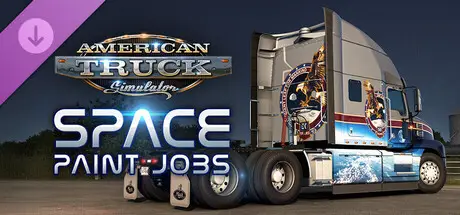 Space Paint Jobs Pack DLC peintures thème espace NASA American Truck Simulator ATS