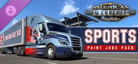 Sports Paint Jobs Pack DLC peintures sportives camion et remorque American Truck Simulator ATS