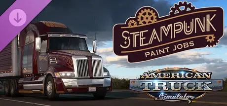 Steampunk Paint Jobs Pack DLC peintures steampunk engrenages American Truck Simulator ATS