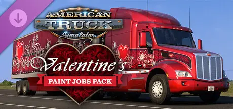 Valentine's Paint Jobs Pack DLC peintures Saint-Valentin coeurs American Truck Simulator ATS