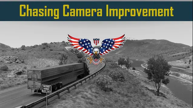 Chasing Camera Improvement mod caméra poursuite améliorée ETS2 et ATS