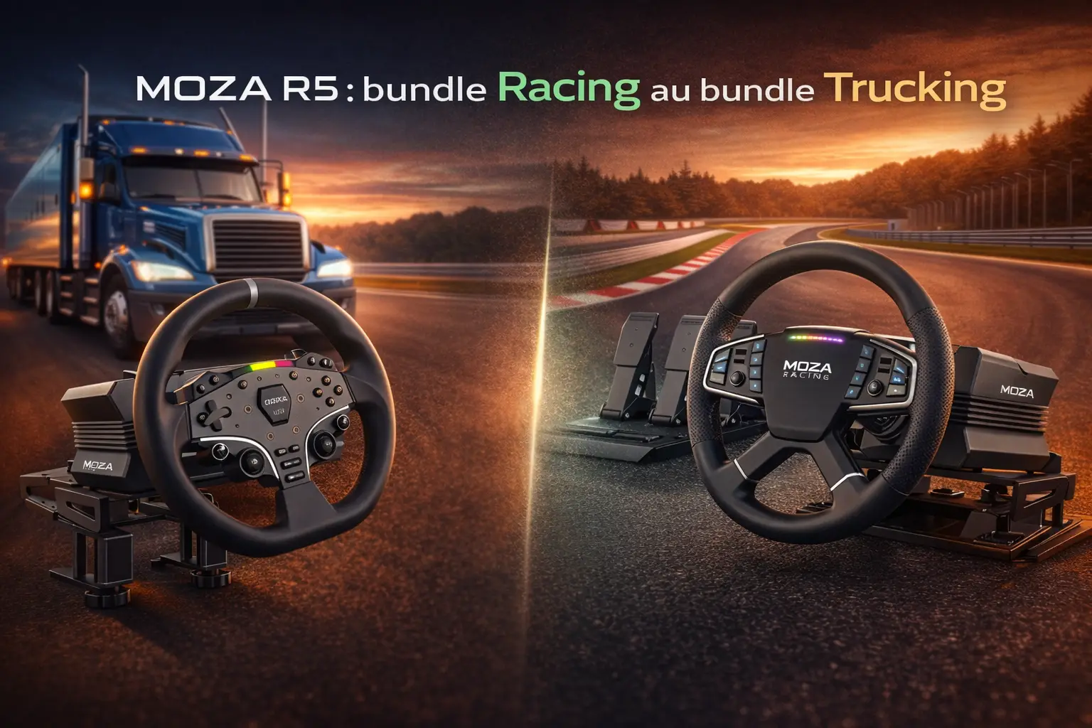 MOZA R5 : direct drive