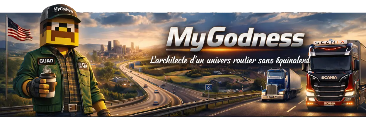 MyGodness créateur de contenu ETS2 ATS mods simulateur camion