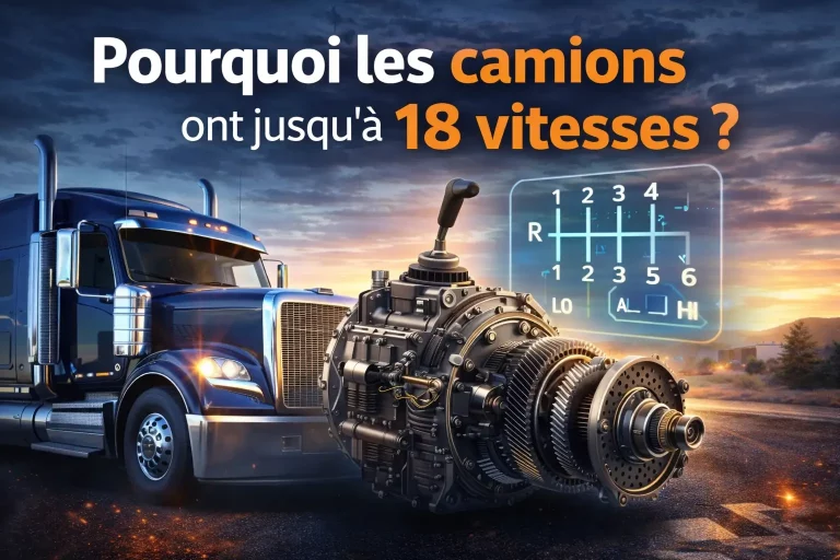 Pourquoi les camions ont 18 vitesses explication boite de vitesse camion