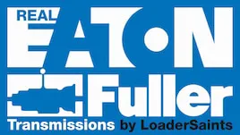 Visuel du mod Real Eaton Fuller Transmissions pour American Truck Simulator, avec logo Eaton Fuller et mention du créateur LoaderSaints.
