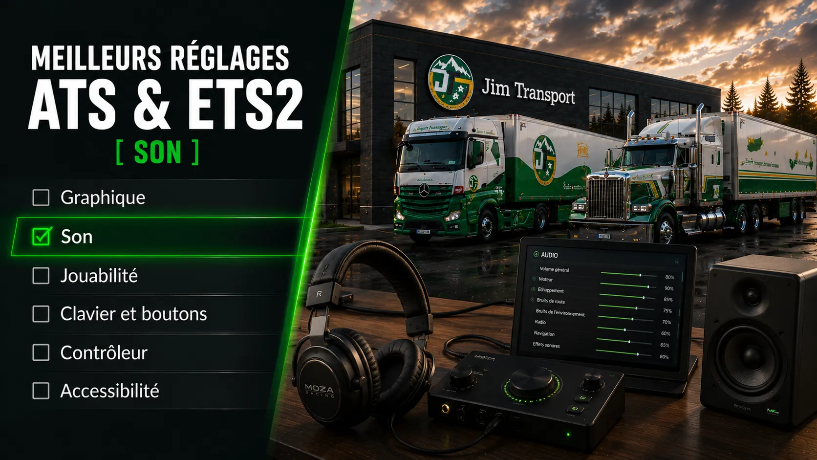 Paramètres audio ATS – ETS