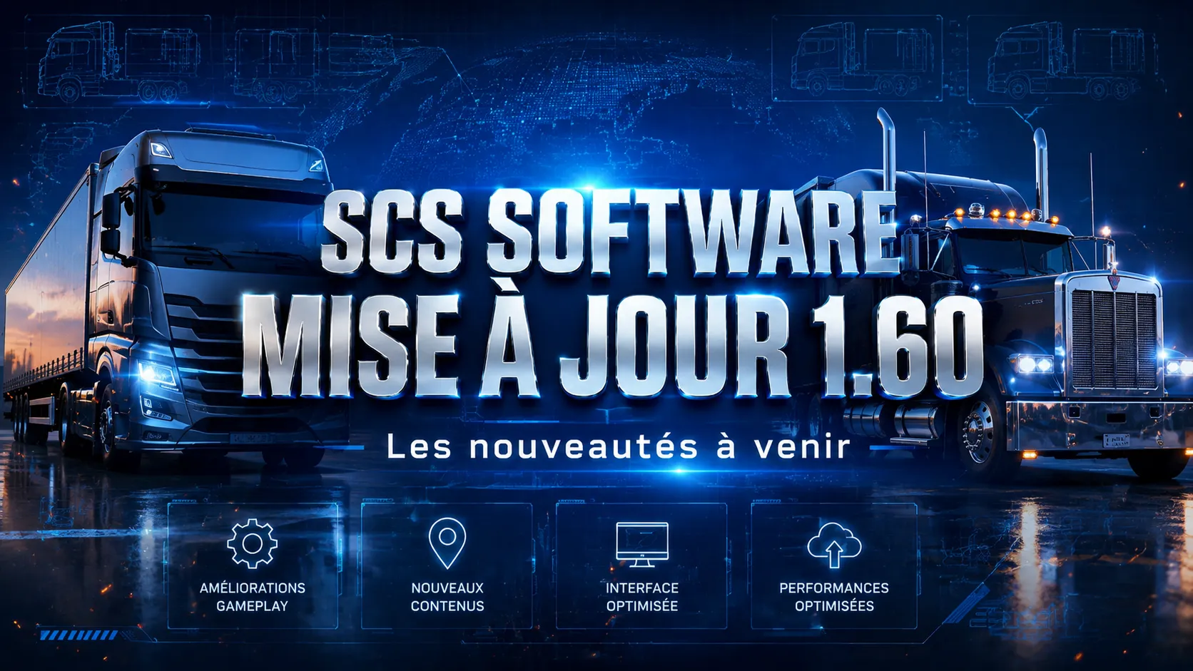 SCS Software présente les nouveautés de la mise à jour 1.60 pour ATS et ETS2