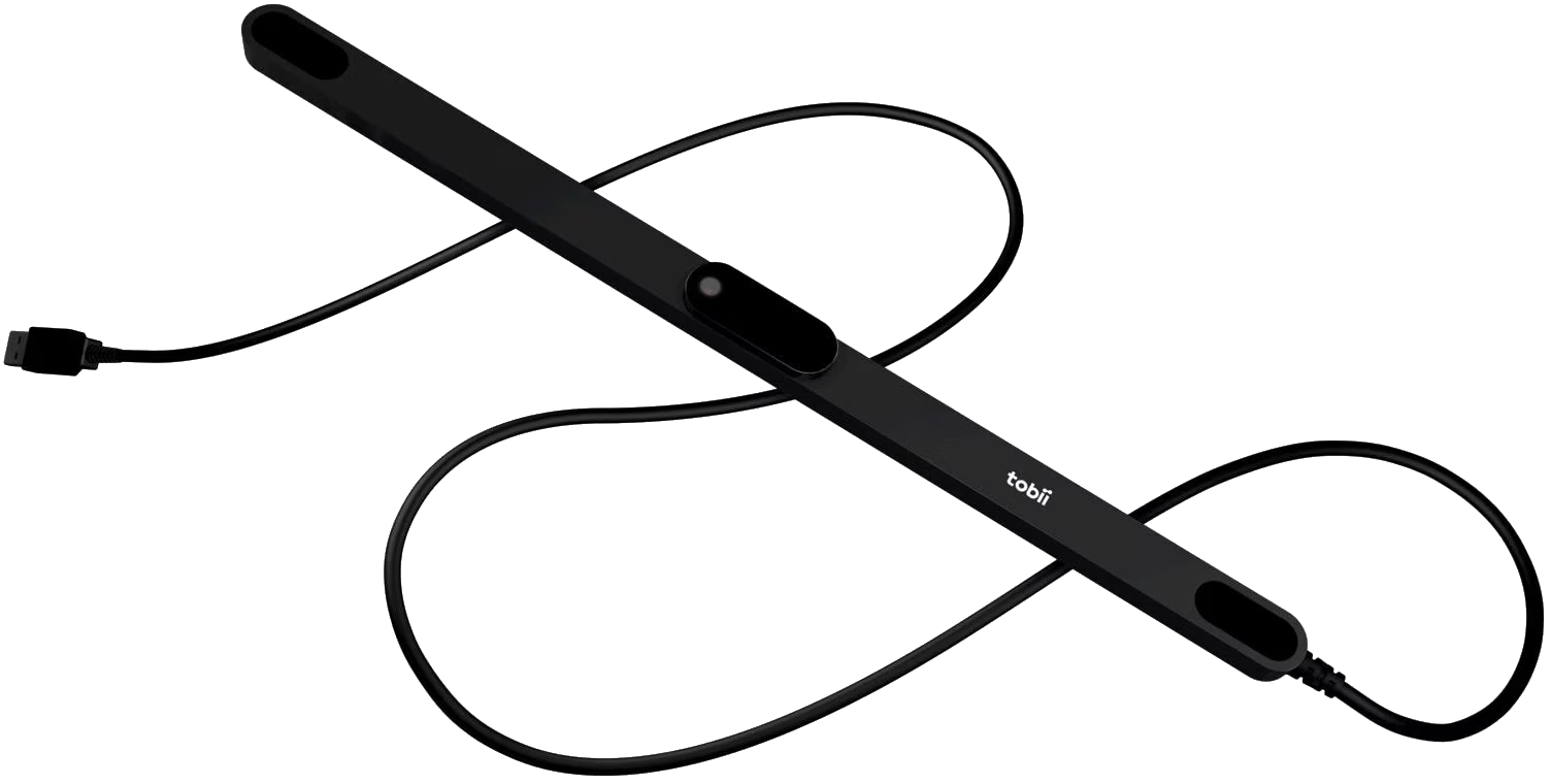 Tobii Eye Tracker 5 pour le suivi des yeux et de la tête en simulation.
