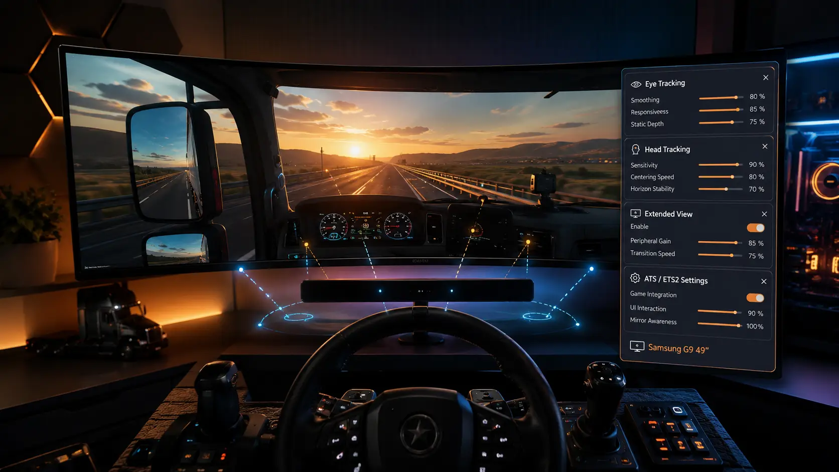 Réglages Tobii Eye Tracker 5 ATS – ETS2