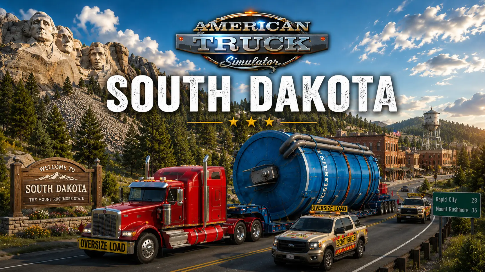 American Truck Simulator : South Dakota se dévoile, voici tout ce que prépare SCS Software