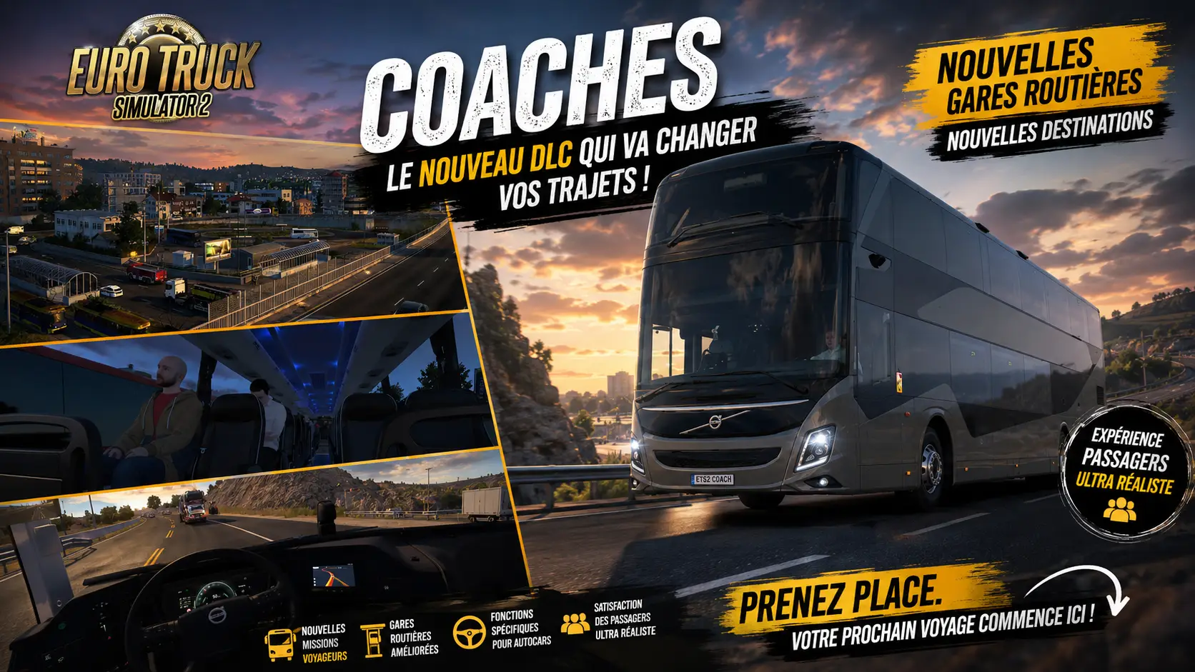 ETS2 Coaches : futur DLC d’autocars