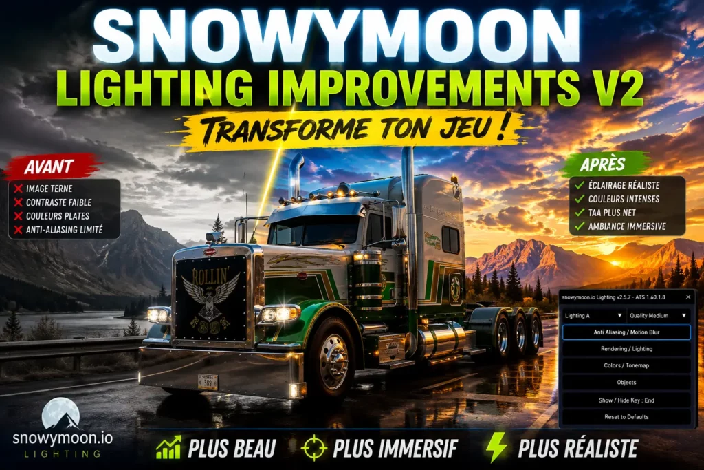 Snowymoon pour ETS2 et ATS