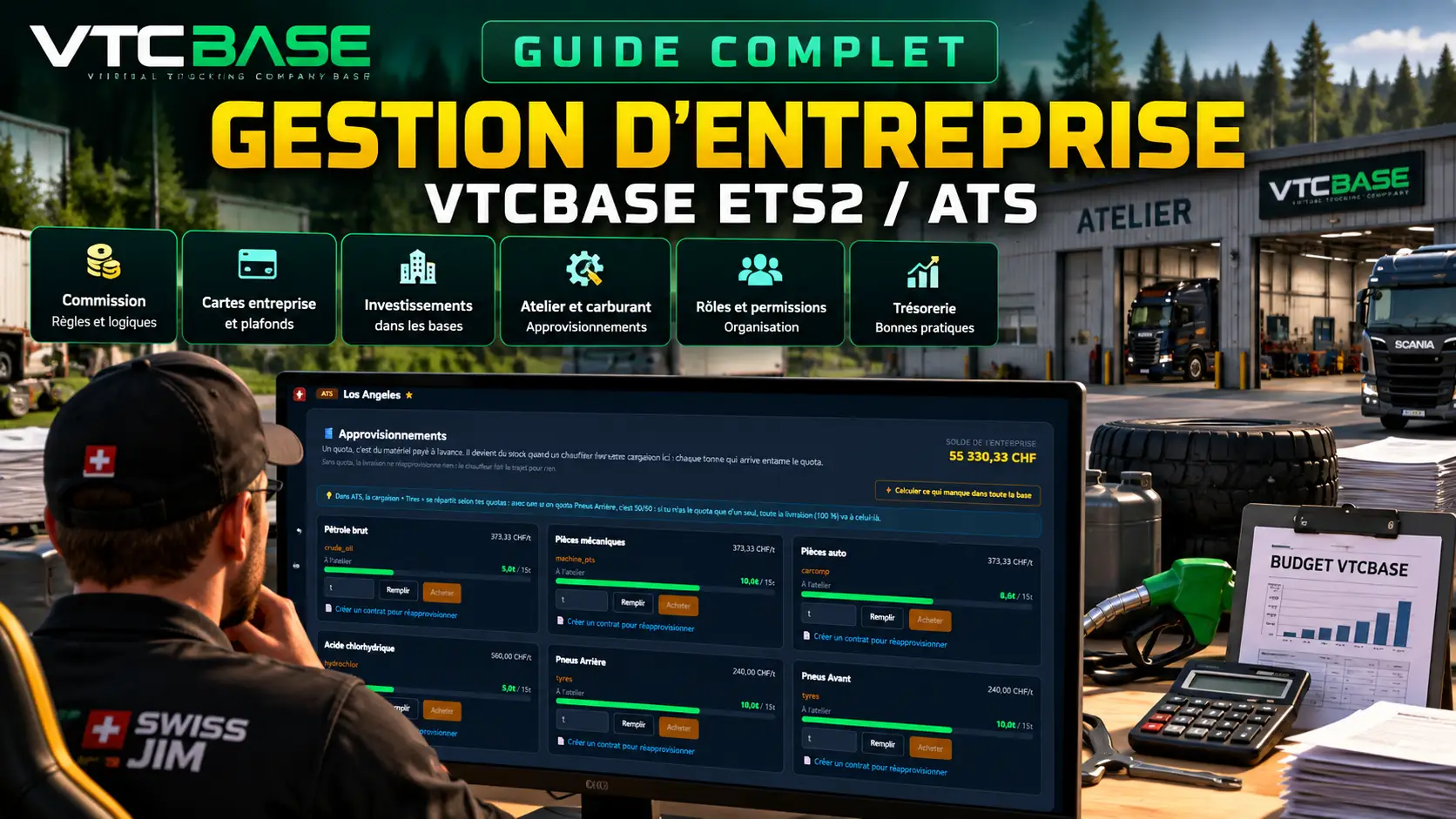 Gestion d’entreprise VTCBase : commission, cartes et trésorerie