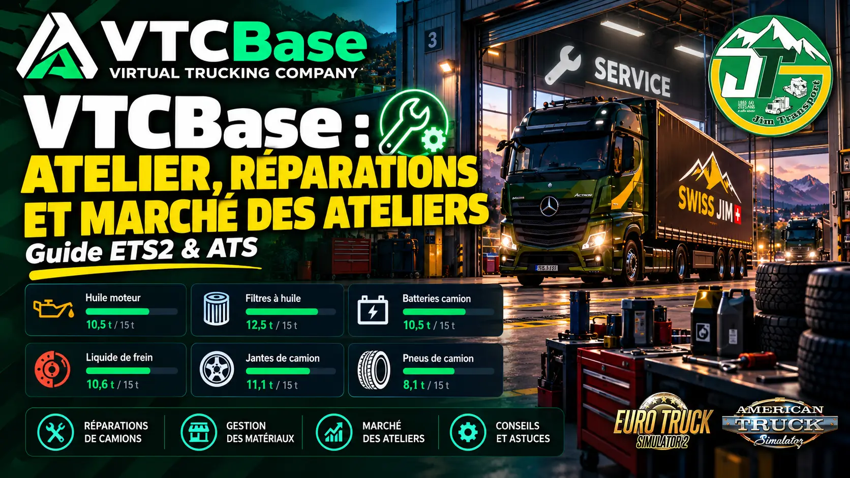 VTCBase : atelier, réparations et marché des ateliers