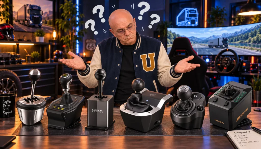 Quel shifter choisir en 2026 ? Comparatif Logitech, Thrustmaster, Turtle Beach, MOZA et Fanatec