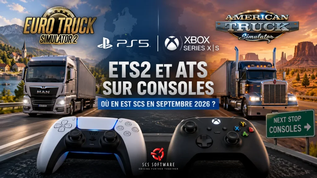 ETS2 et ATS sur consoles : où en est SCS en septembre 2026 ?