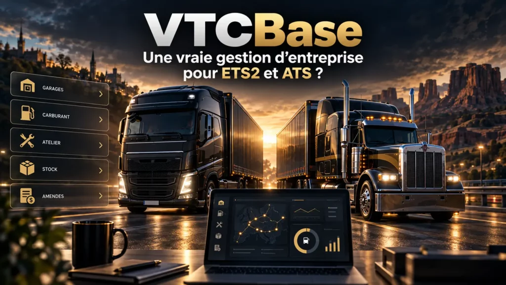 VTCBase : une vraie gestion d’entreprise pour ETS2 et ATS ?