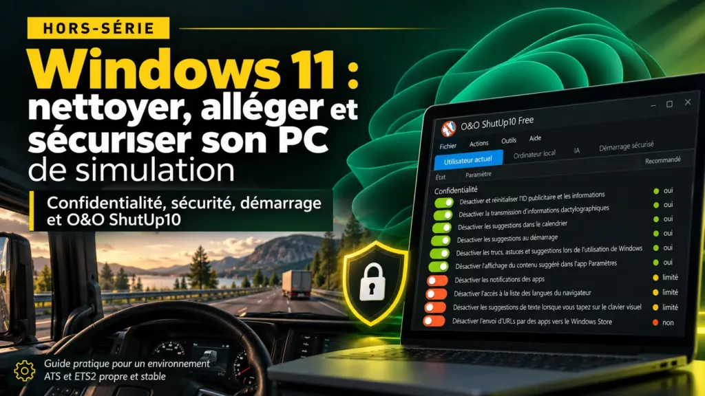 Windows 11 : nettoyer, alléger et sécuriser son PC de simulation
